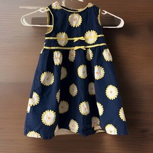 Gymboree Navy Blue/Floral Dress